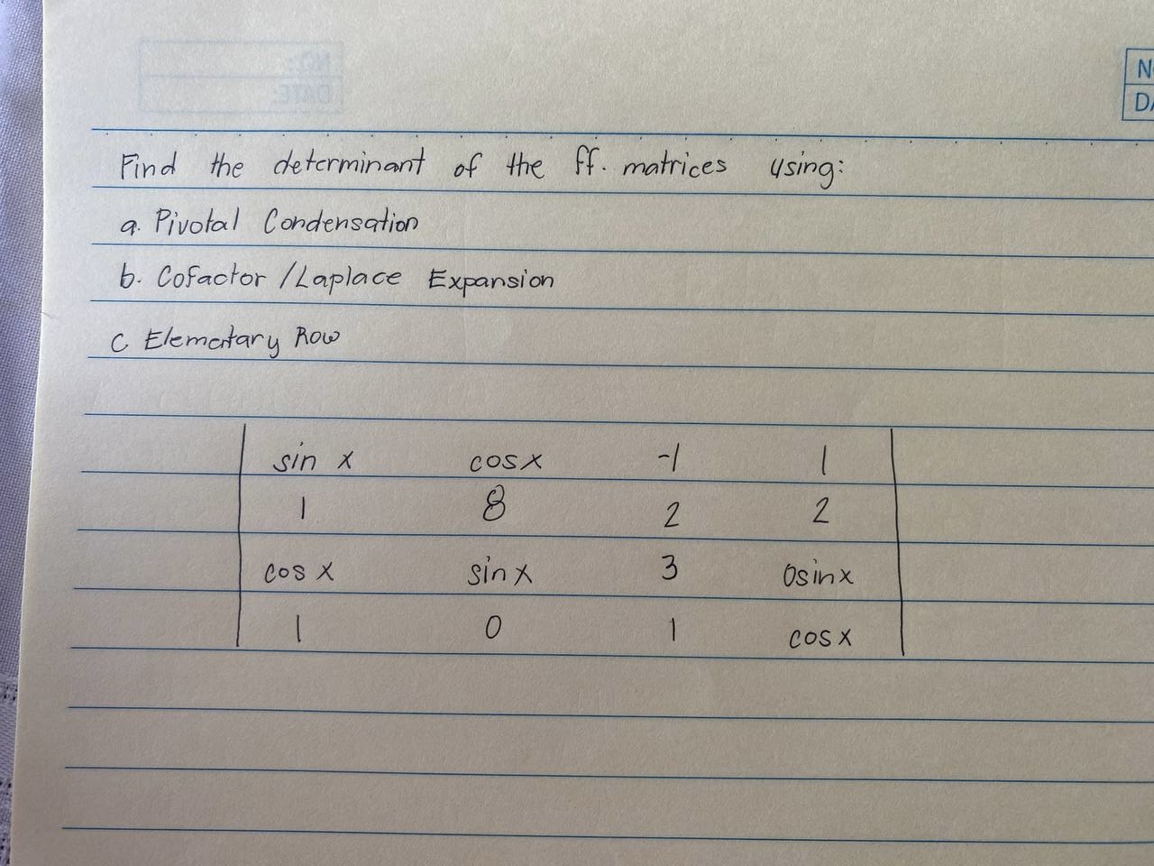 solve the following questions given below ( handwritten solution only neatly and