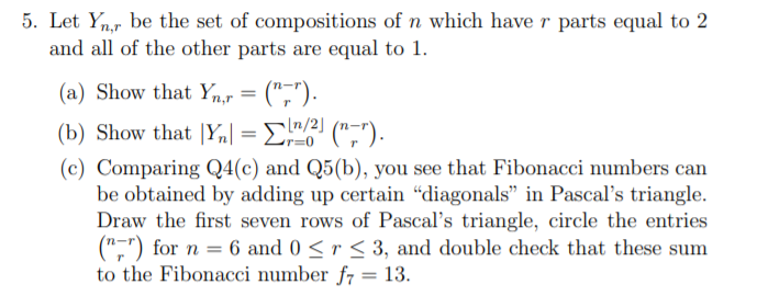 all to do with compositions. By def- inition, a composition of n,