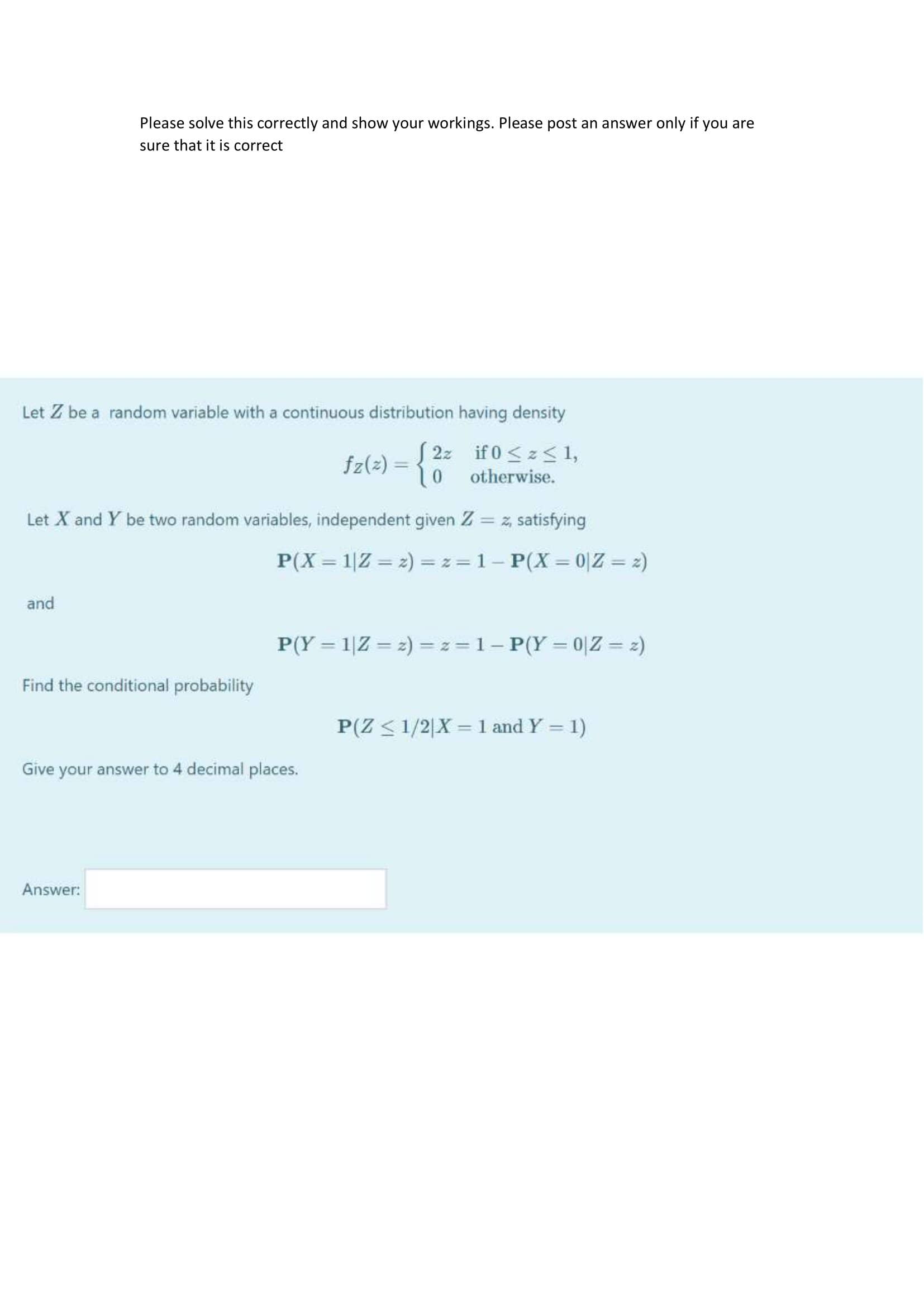 Please help me i really need this answer Please solve this correctly