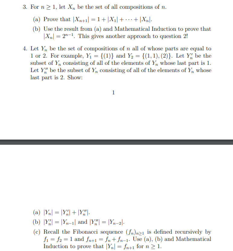 all to do with compositions. By def- inition, a composition of n,