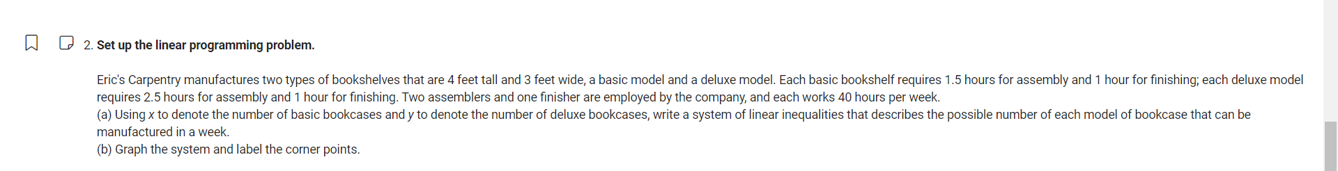 75 pounds of A grade coffee and 120 pounds of B grade