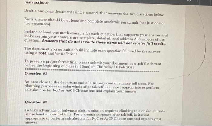 i need a math examples for each question Draft a one-page document