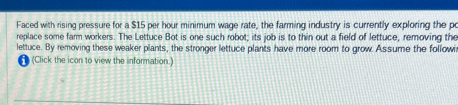  Faced with rising pressure for a $15 per hour minimum wage