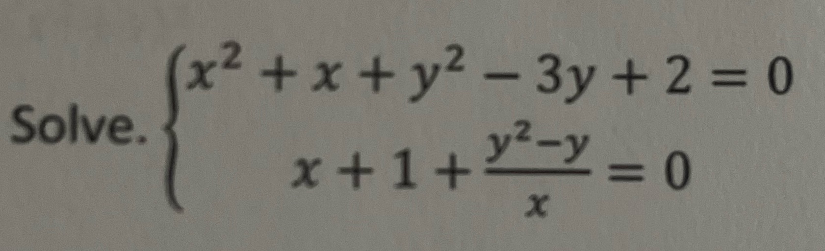 With steps please \f