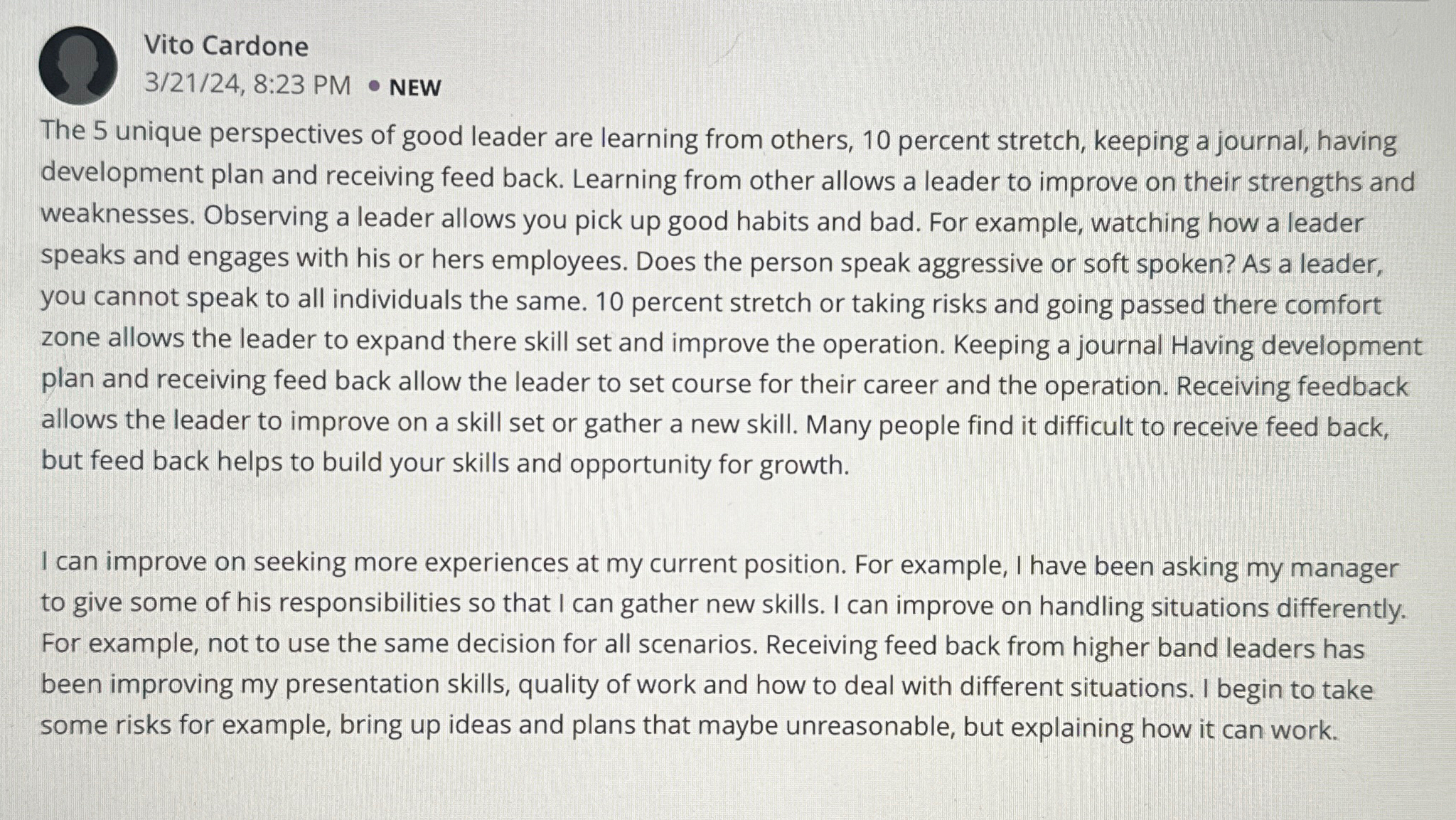  Vito Cardone 3/21/24,8:23 PM NEW The 5 unique perspectives of good