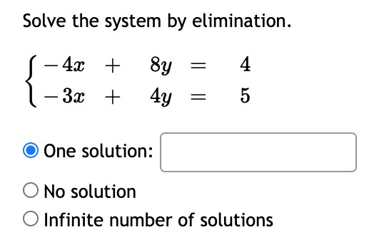 = 17 2m 33; = 2 O No solution 0 Infinite number