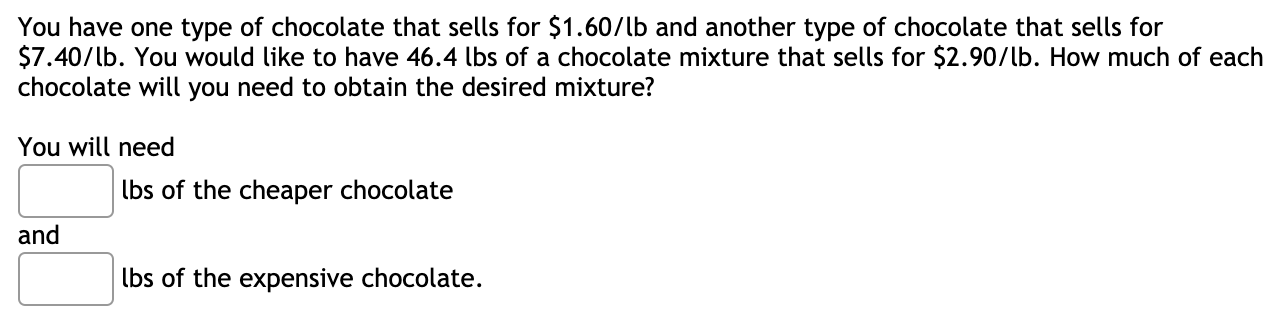 in the blanks in terms of x (eg. (x, 2x-3)). \fA bank