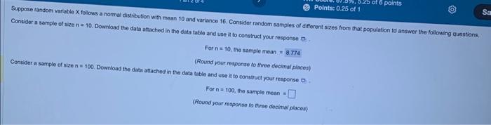  Suppose random variable X follows a normal distribution with mean 10
