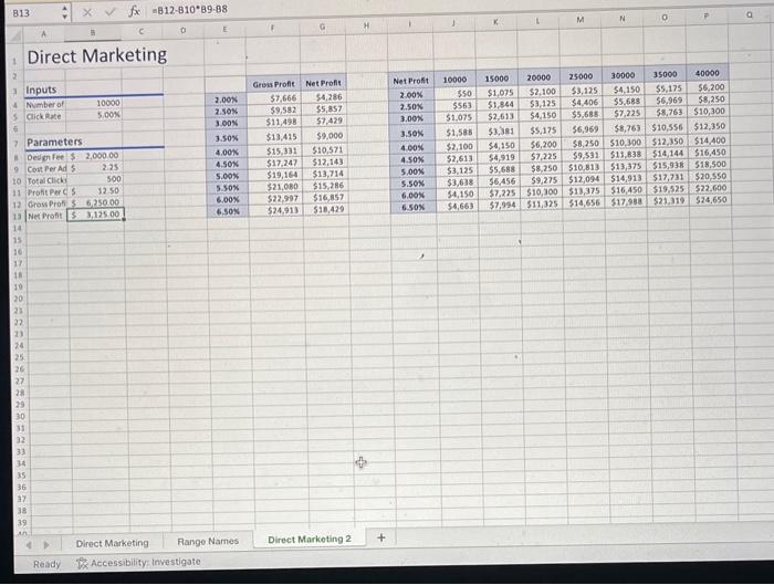 these values for the scenario: 40000 , and 6.5%. 17 Create a