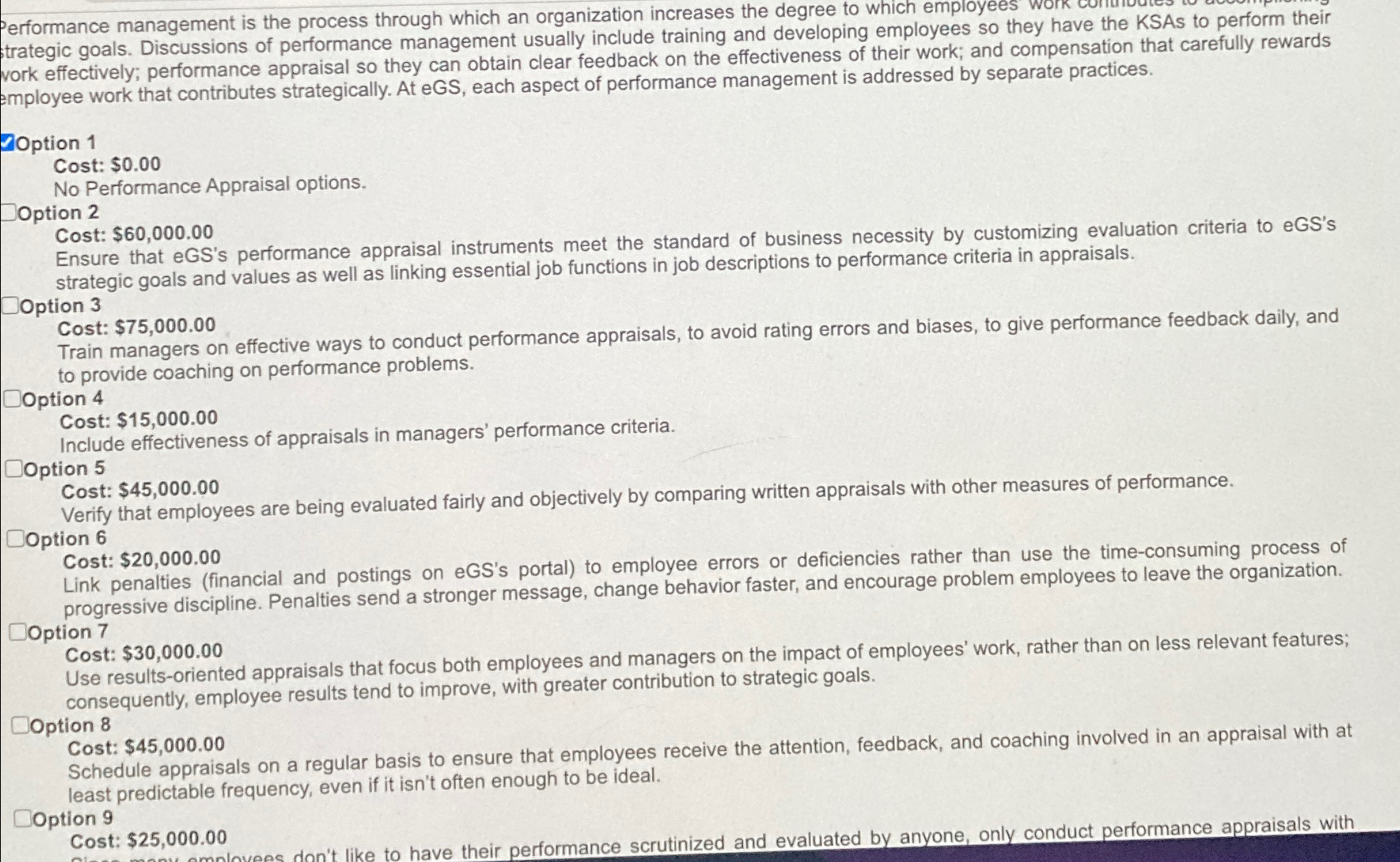 Performance management is the process through which an organization increases the
