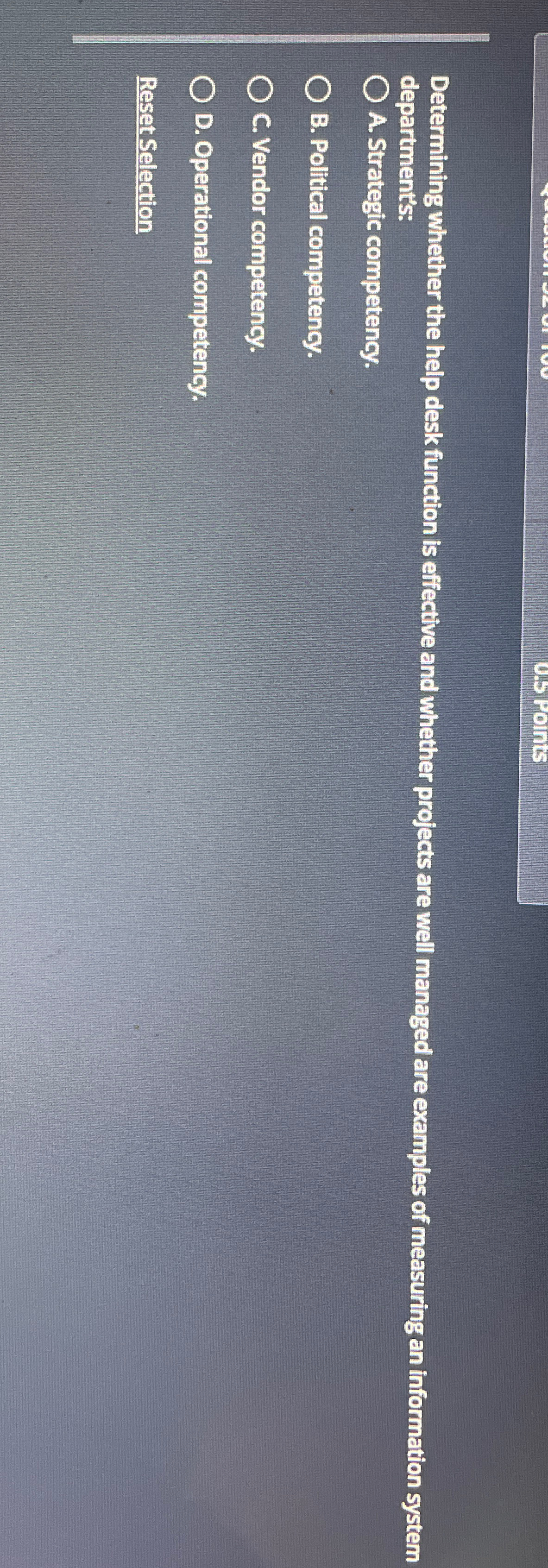  Determining whether the help desk function is effective and whether projects