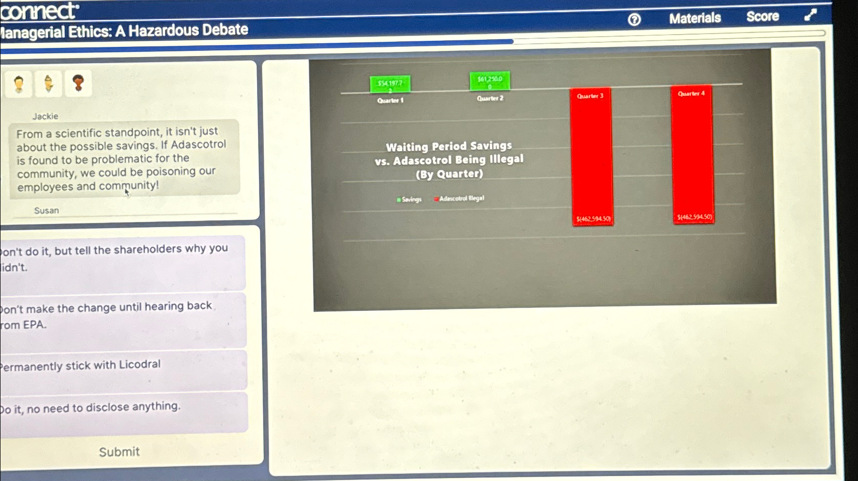  Managerial Ethics: A Hazardous Debate Return to Activi Good! I understand
