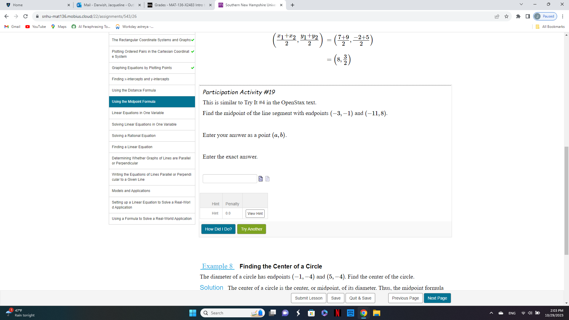 Solution Begin by finding the conjugate of the denominator by writing the