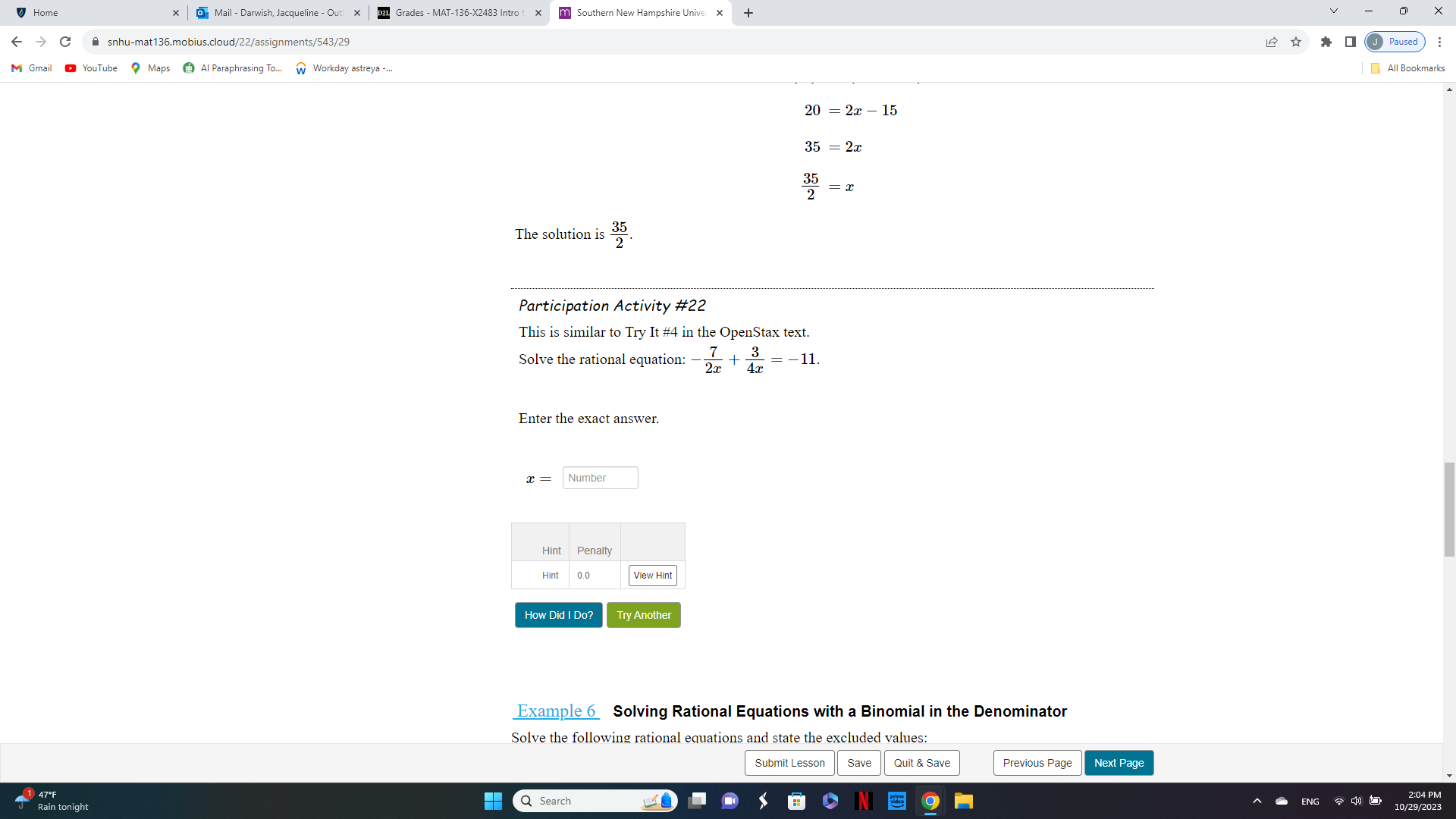 1-V5 1+v5 1-V5 4-4v5 -4 Use the distributive property. V5- 1 Simplify.