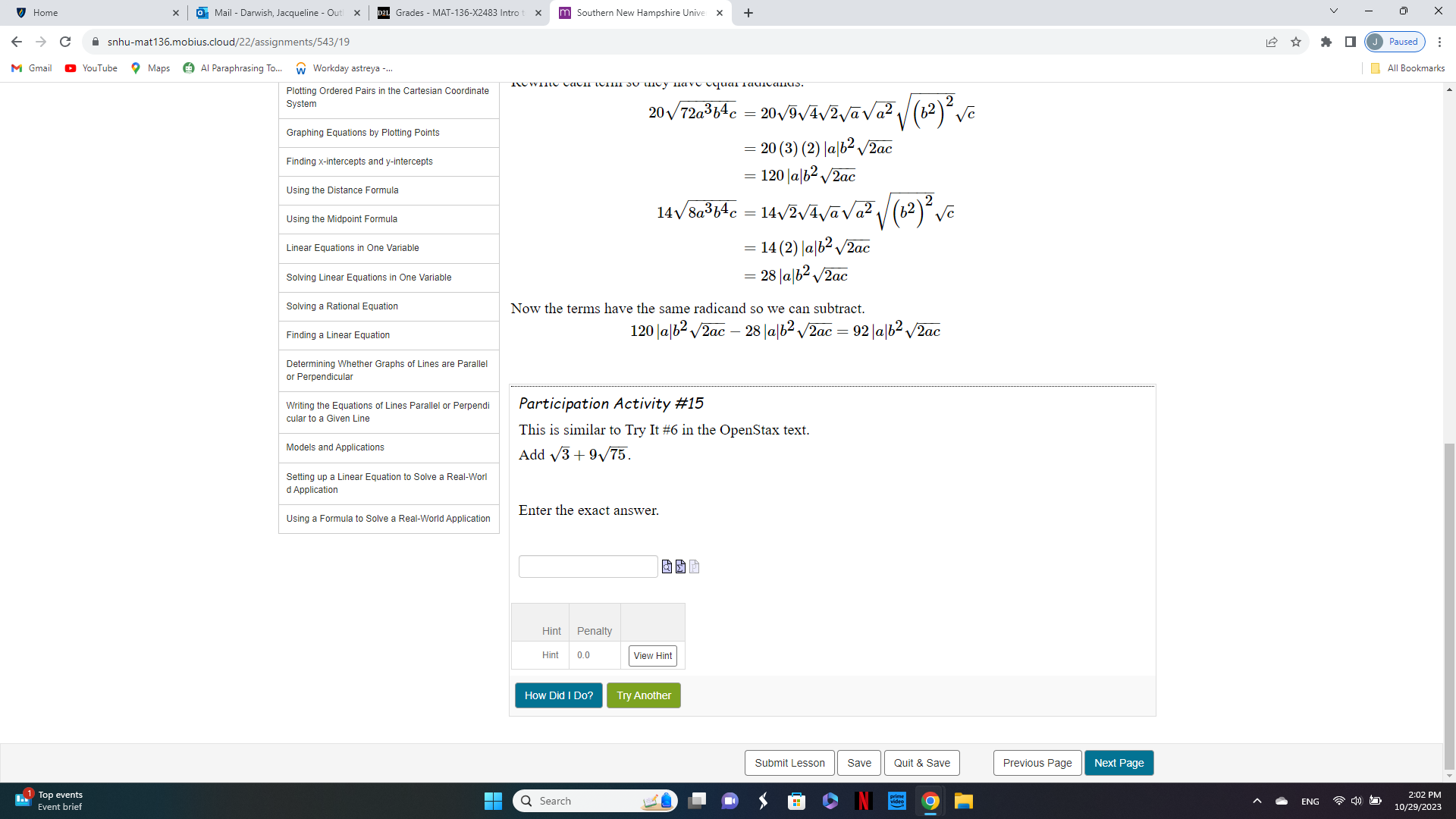0 Mail - Darwish, Jacqueline - Out x DZI Grades - MAT-136-X2483
