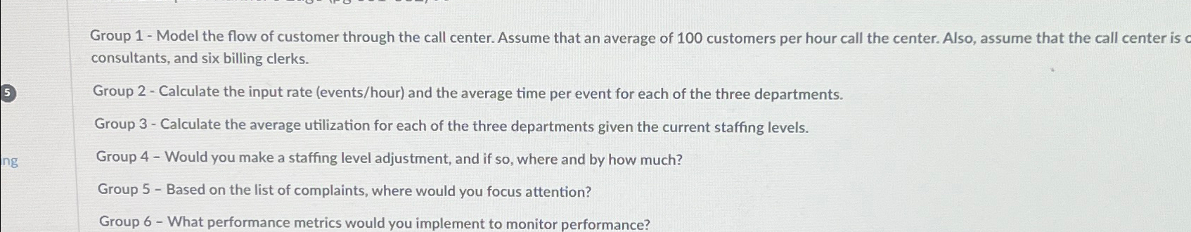  Case: Runners Edge-Call Center Process Analysis Introduction Steve Watterson, Vice President