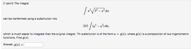 4 49x7 - 35 (x3 - 6x2+ 5x) (x4 - 625)- dx