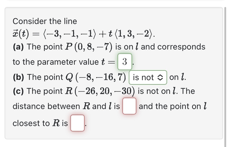 3 (b) If they are parallel at a distance, calculate the distance.