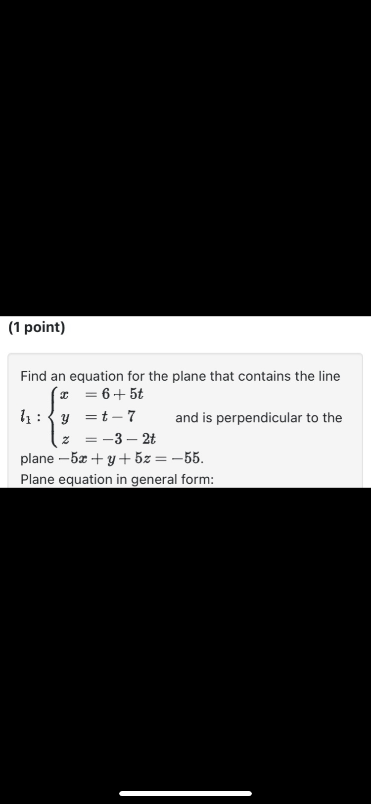 If they intersect in a point, find the point of intersection. If