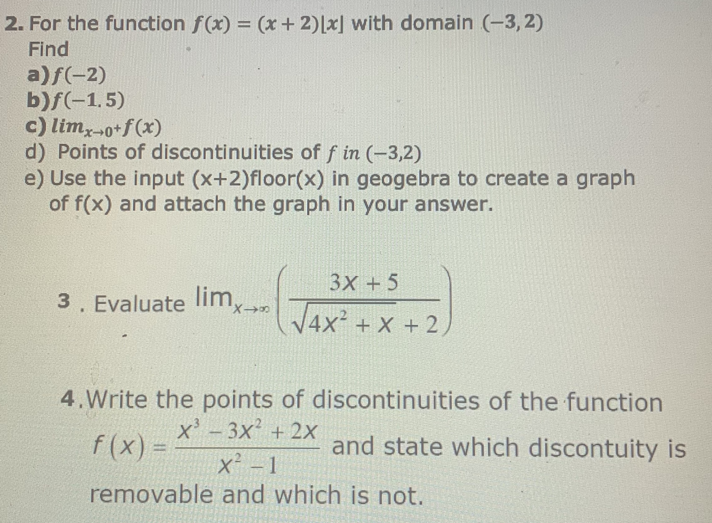 Please help me with these study guide questions. Show all work so
