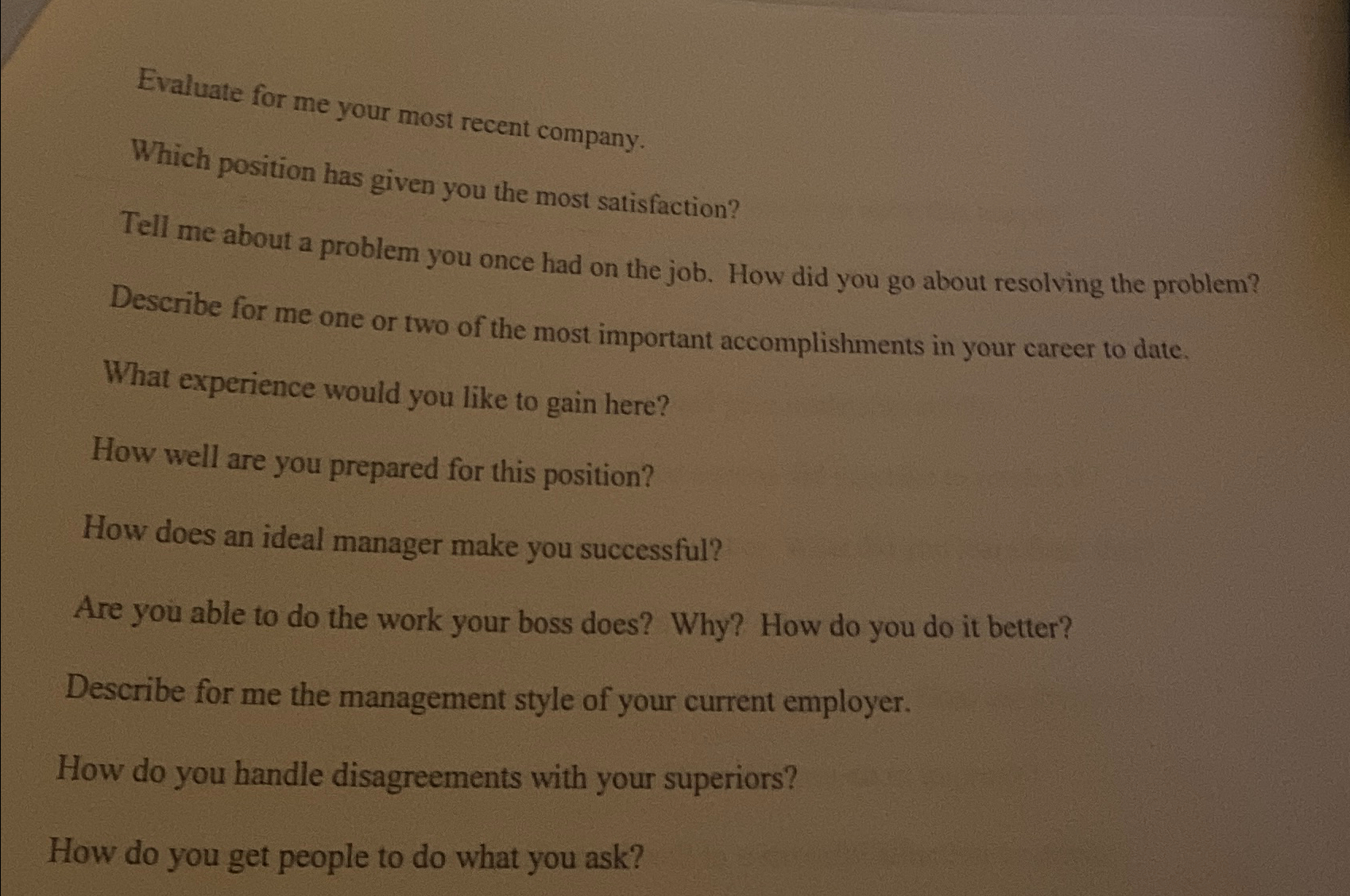  I need the help to answer this interview question I am