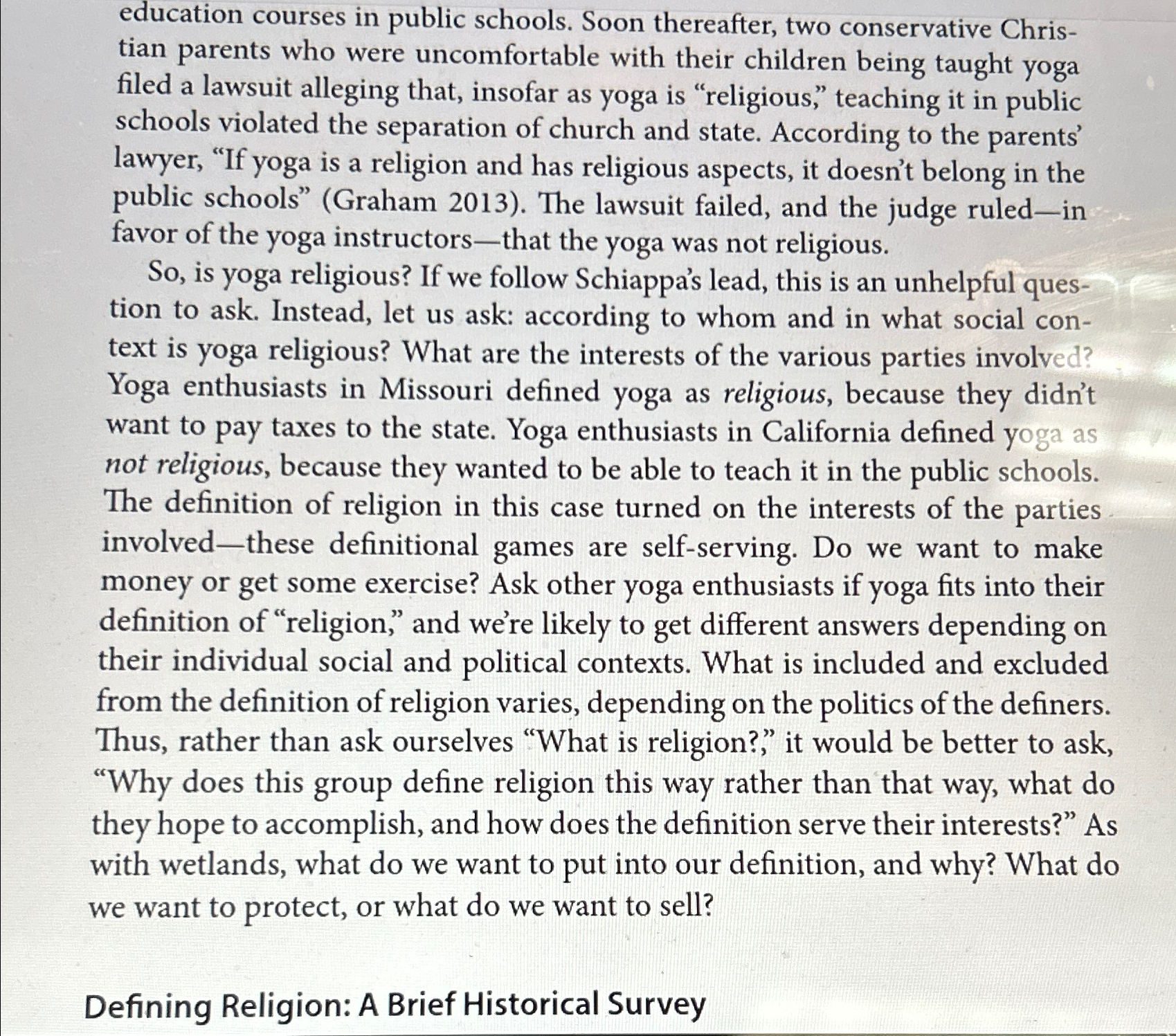  educ ation courses in public schools. Soon thereafter, two conservative Christian