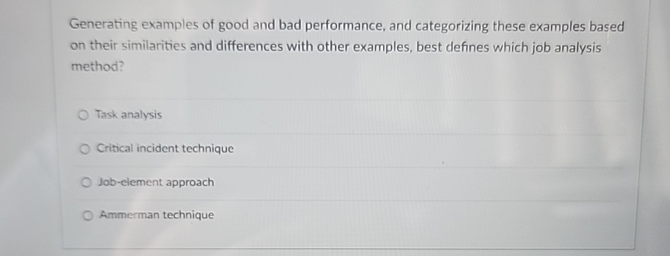  Generating examples of good and bad performance, and categorizing these examples