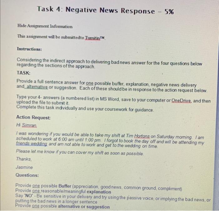  Course - Project Management Subject - Effective Writing Make sure answer