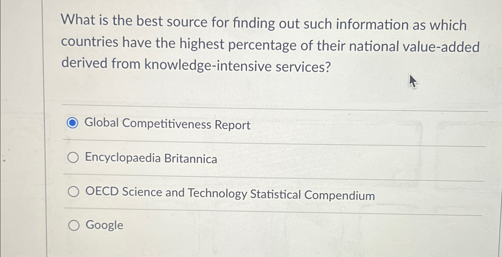  What is the best source for finding out such information as