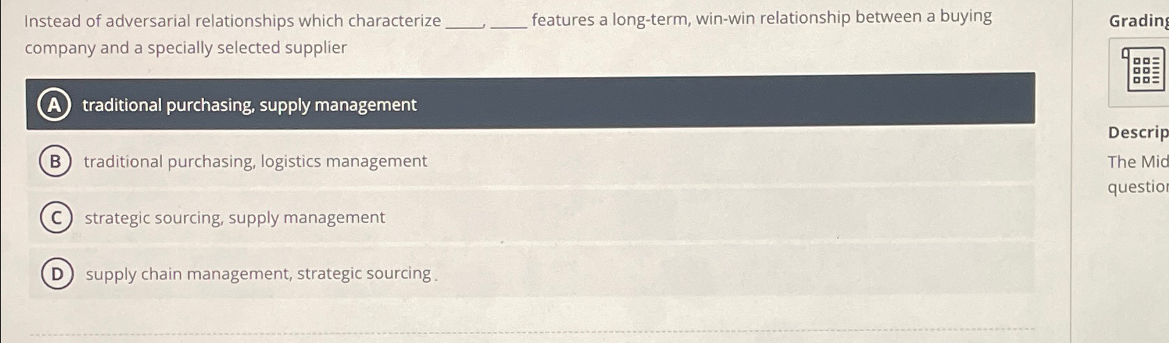  Instead of adversarial relationships which characterize features a long-term, win-win relationship