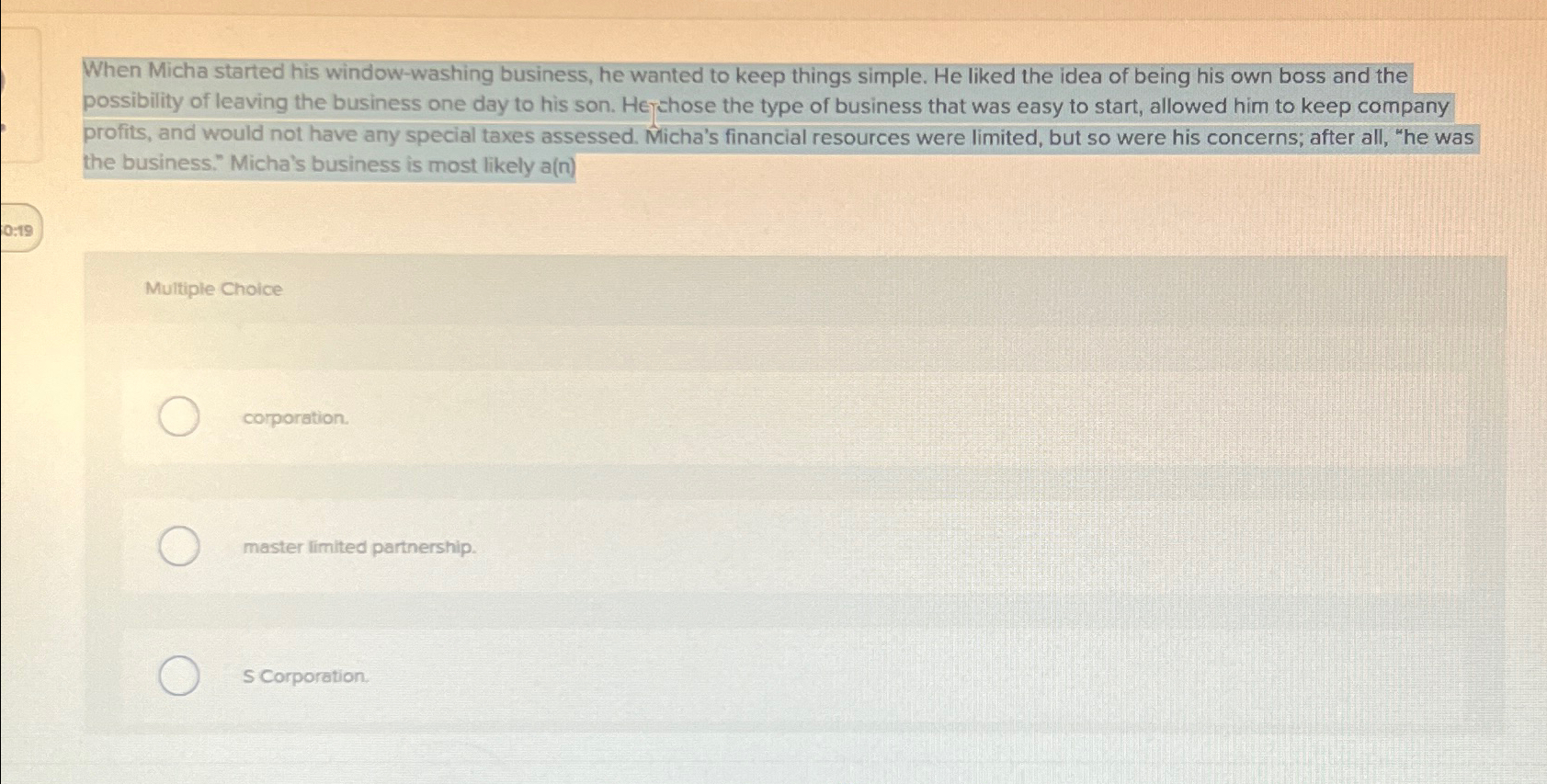  When Micha started his window-washing business, he wanted to keep things
