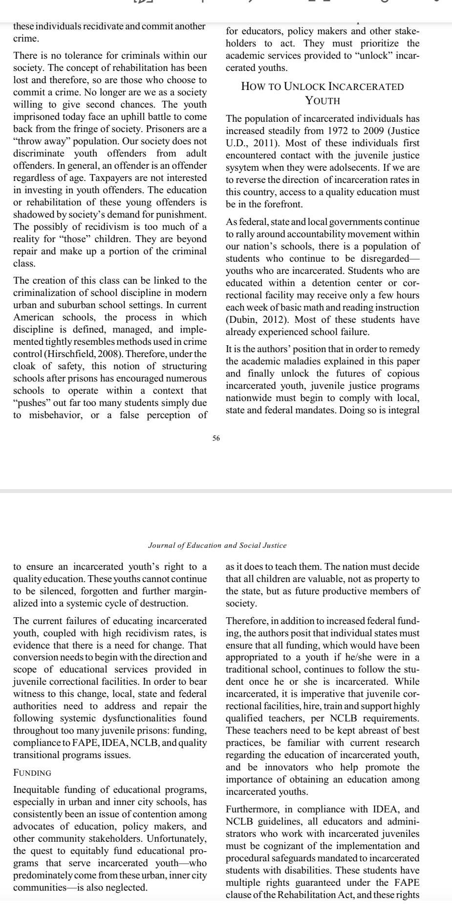 and improve 2008). Furthermore, section 300.149, part D of educational services provided