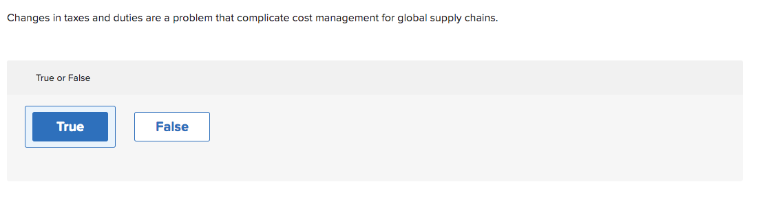  Changes in taxes and duties are a problem that complicate cost
