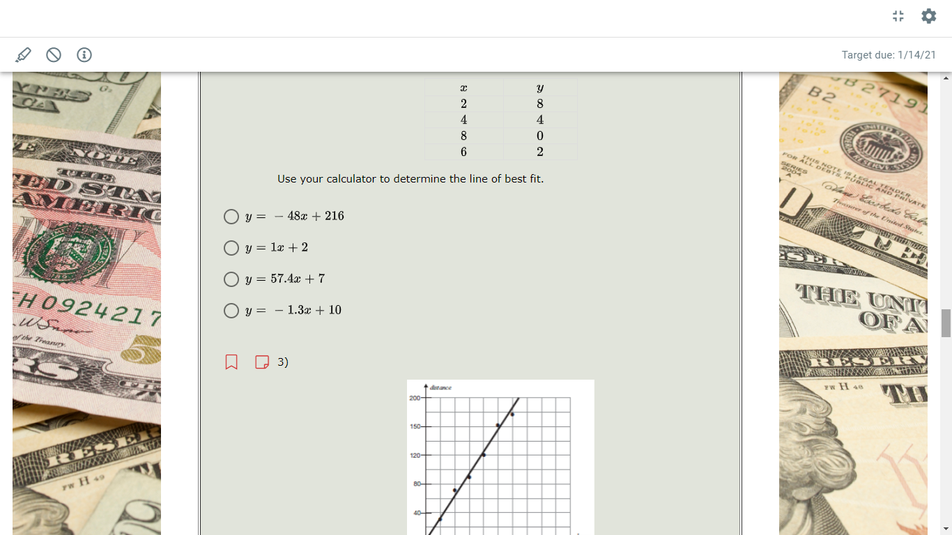 calculator to find the equation that best suits the data. If the