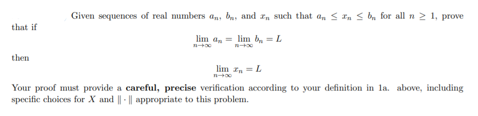 careful, precise definitions for each of the fol- lowing. a. The sequence