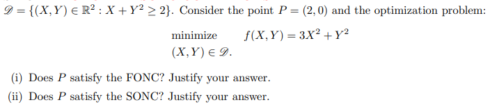  = {(X, Y) ( R2 : X + Y' > 2).