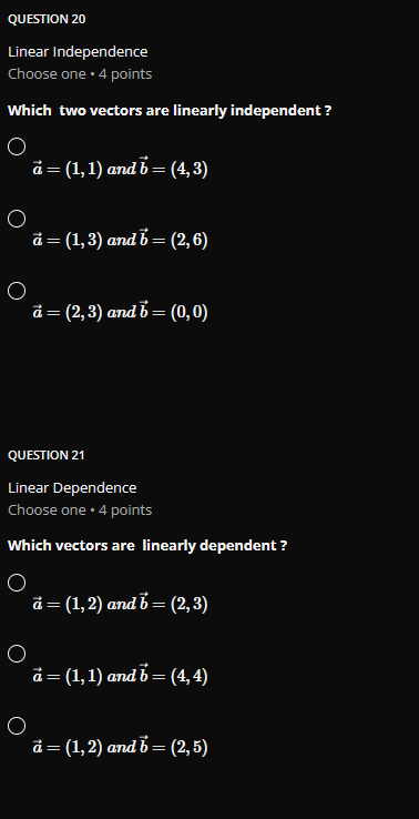 of v=(1,2,2) ? HO U C D 0:00 / 2:50 (10) 1X