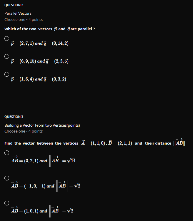 . 4 points Identify the inconsistency system of linear equations + y