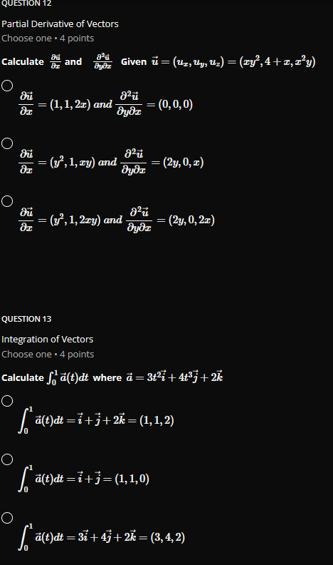 2) O w =3u+ v w =3u -20 w = 3u +