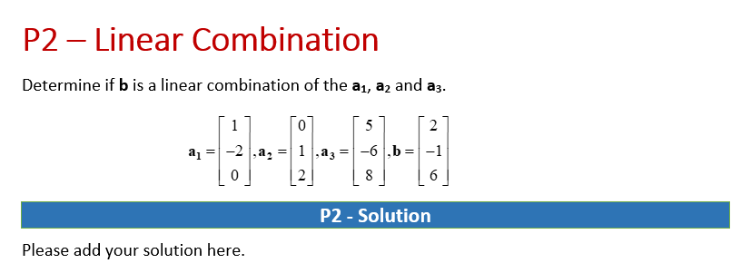 8 5] let I) = [ 3 ], and let W be