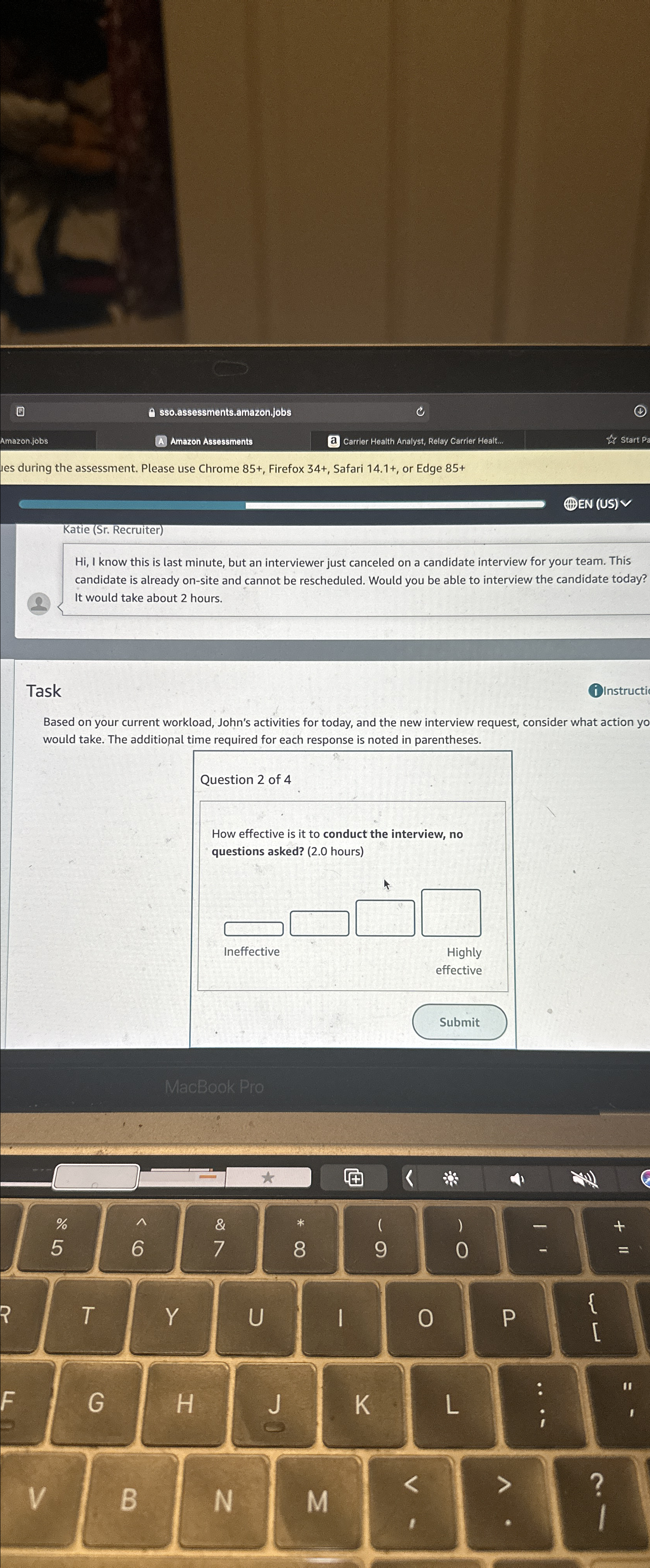  les during the assessment. Please use Chrome 85+, Firefox 34+, Safari