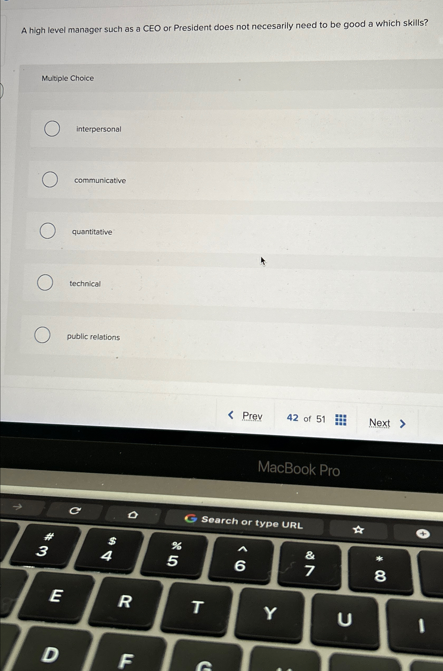  A high level manager such as a CEO or President does