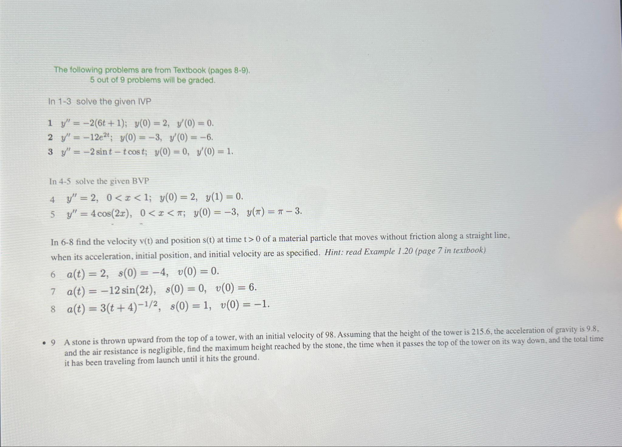  Please answer at least 5, correctly!!!! 