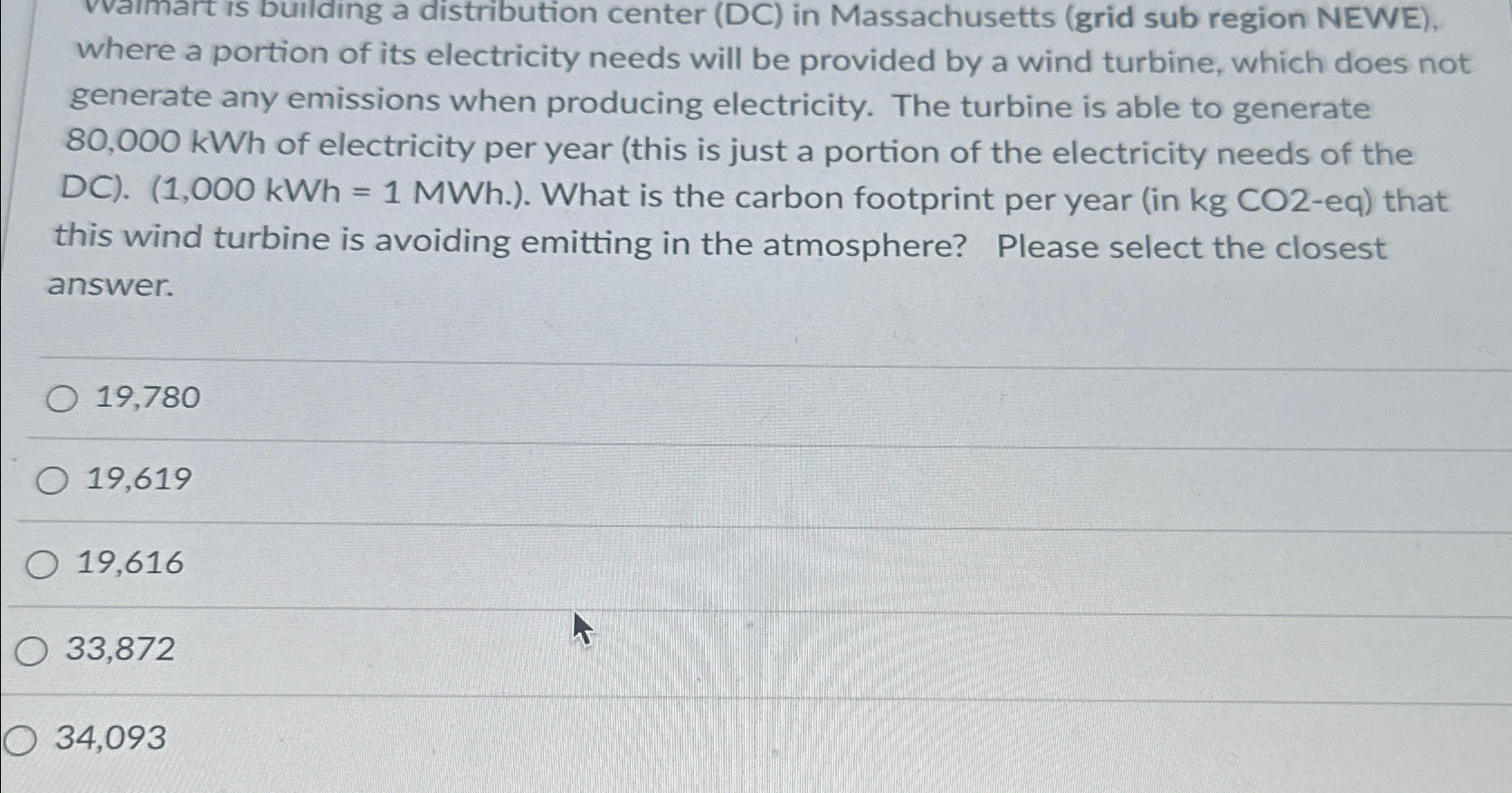  Walmart is building a distribution center (DC) in Massachusetts (grid sub