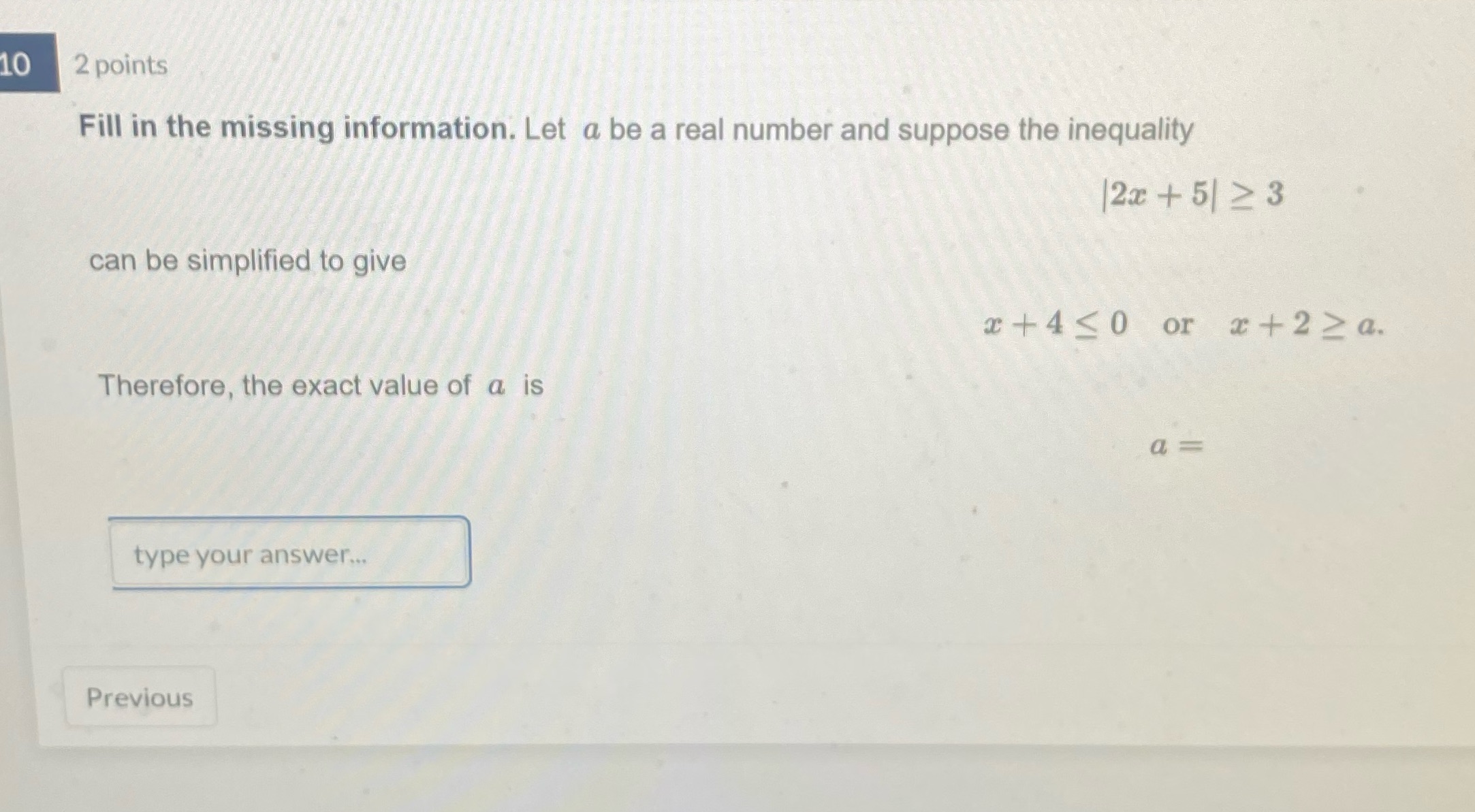 Please help explain, thank you 10 2 points Fill in the missing