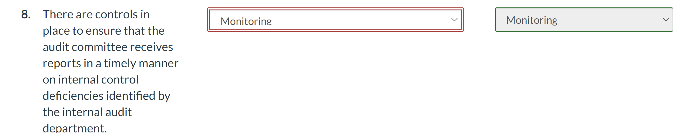controller and approved by the CFO. The main objective of this review