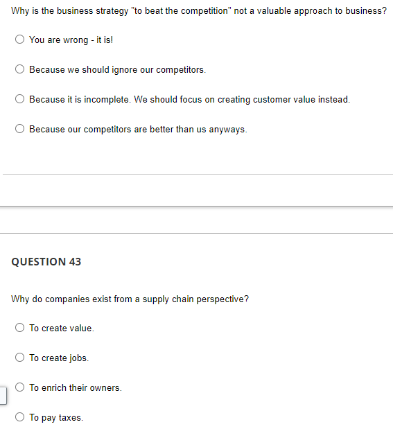 Innovation Cost Why is the business strategy "to beat the competition" not