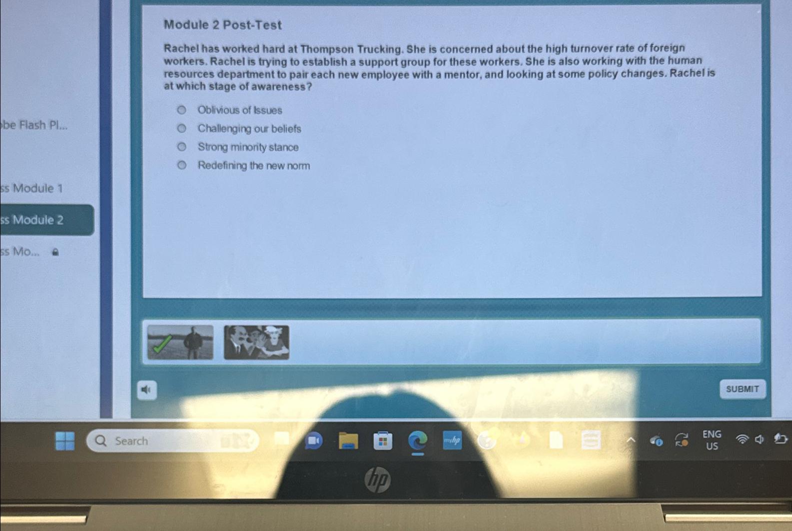  Module 2 Post-Test Rachel has worked hard at Thompson Trucking. She