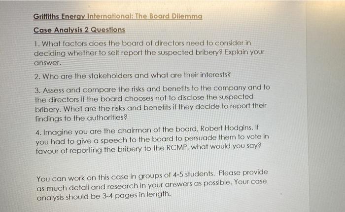  Problem Analysis Identify the company's internal strengths and weaknesses (SWOT analysis)