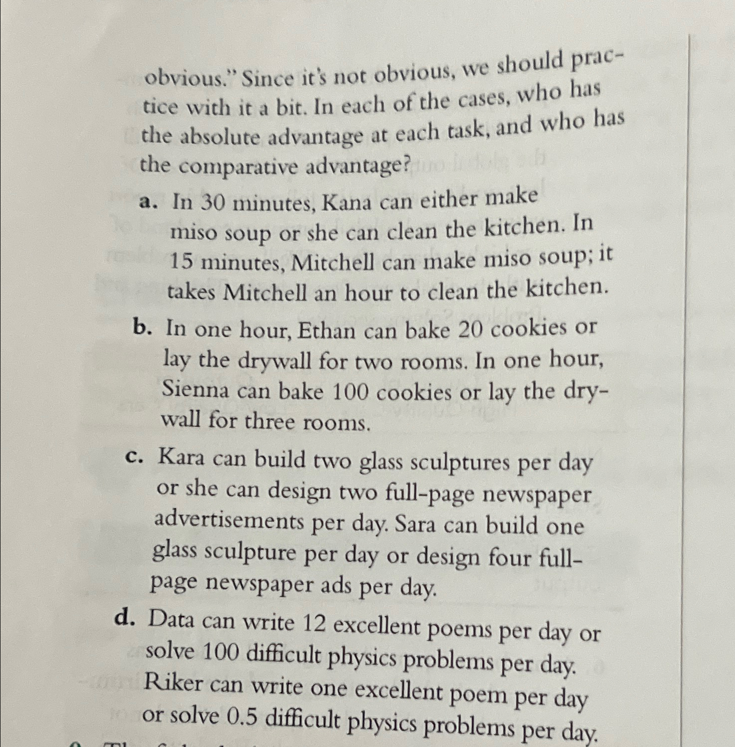  obvious." Since it's not obvious, we should practice with it a